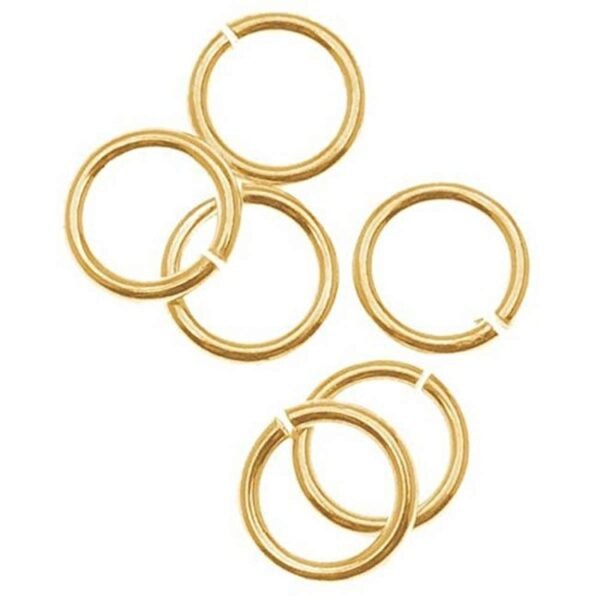 1/2" Gold Jump Rings
