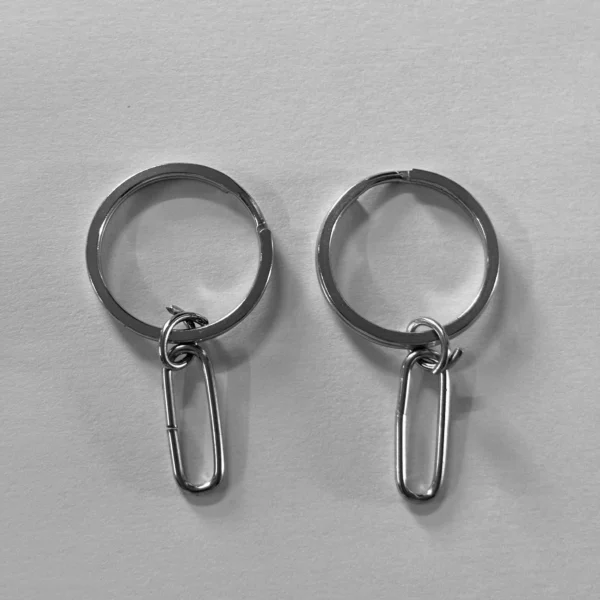 Slider Type Keychain Rings