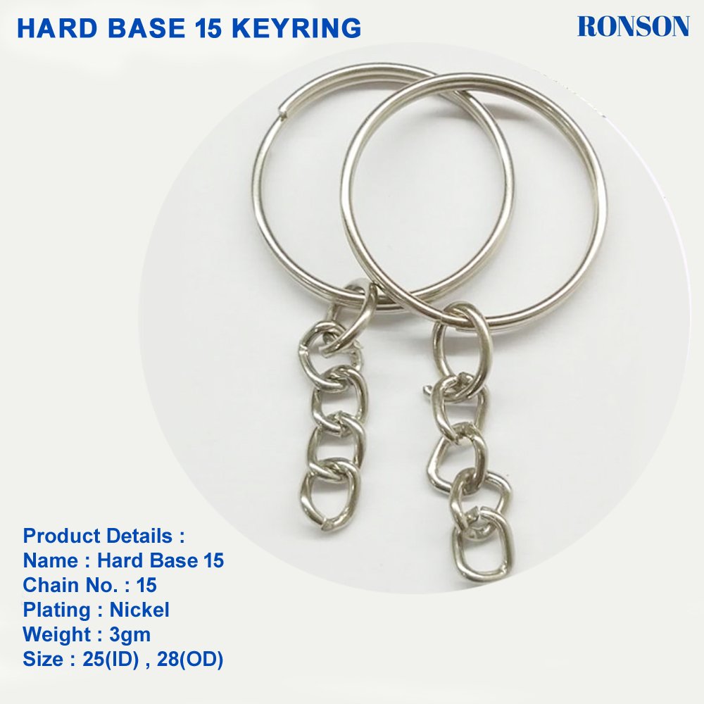 hb-15-copy Hard Base Keychain Ring 15