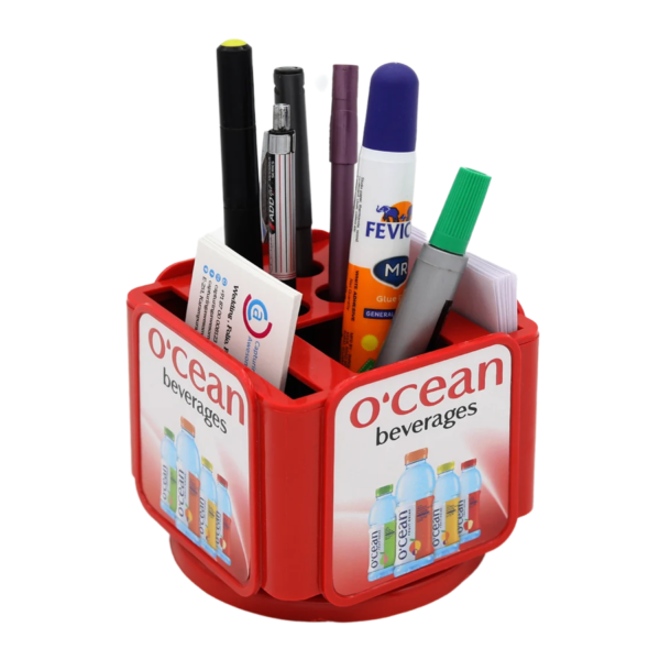 REVOLVING PROMOTIONAL PEN STAND