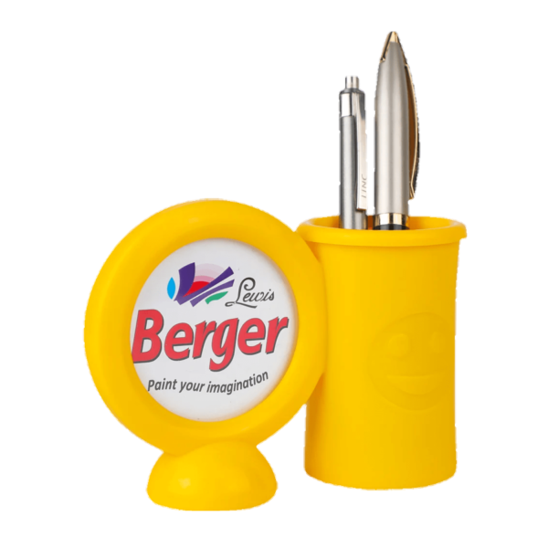 PAPERWEIGHT WITH PEN STAND