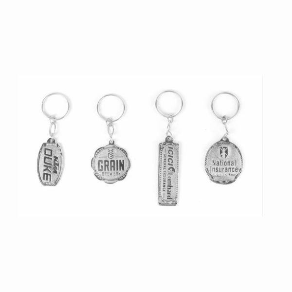 METAL SPARK NICKEL KEYCHAIN