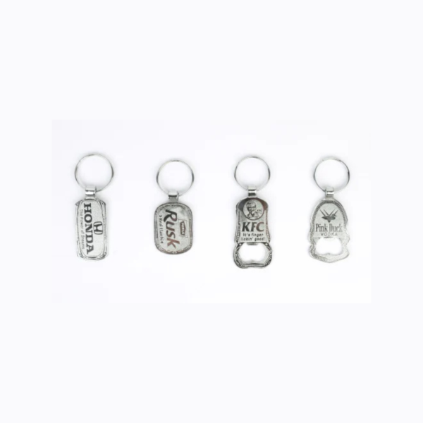 METAL CHROME PLATED KEYCHAIN