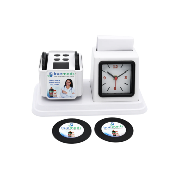 MULTI PURPOSE TABLE CLOCK WITH CHIT PAD