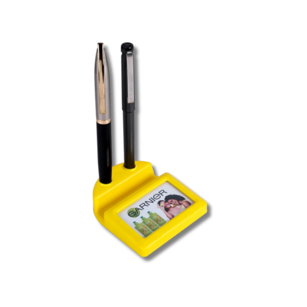 promotional paper weight with pen holder and mobile stand