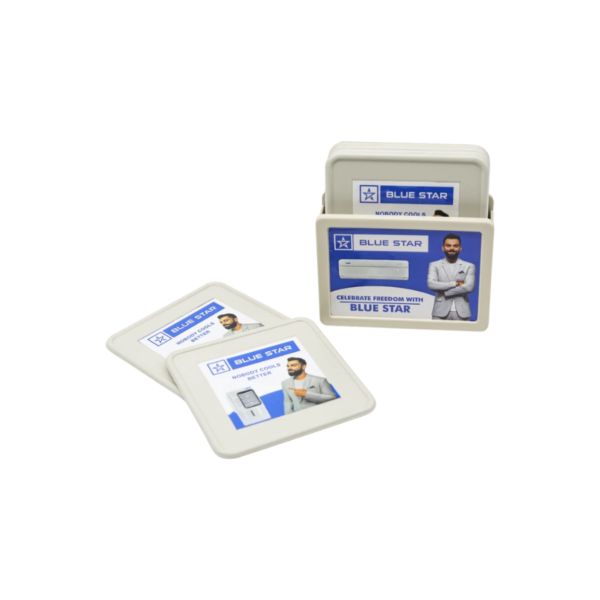 PLASTIC SQUARE TEA COASTER SETS