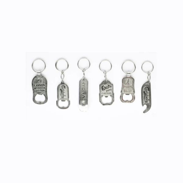 METAL BOTTLE OPENER KEYCHAINS