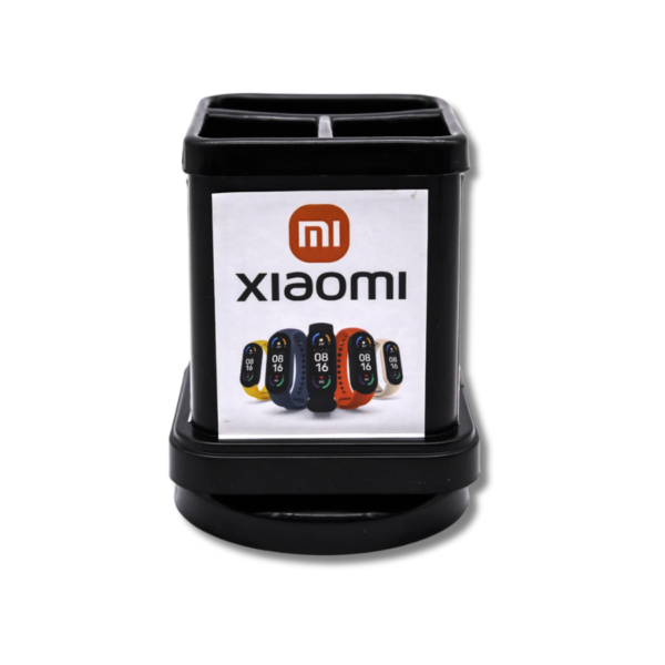 REVOLVING PLASTIC PEN STAND