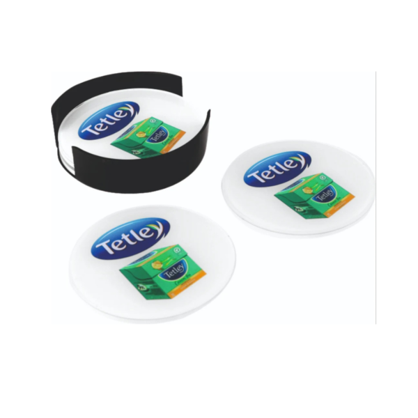 ROUND ACRYLIC TEA COASTER