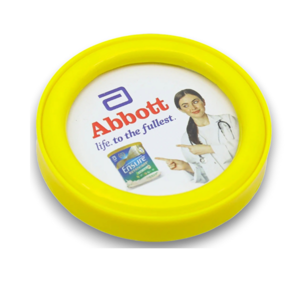 Round Plastic Paper Weight