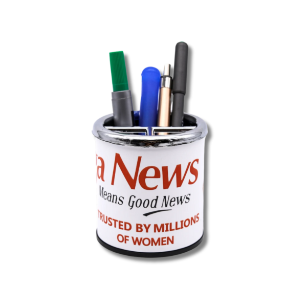 PLASTIC CYLINDERICAL PEN STAND