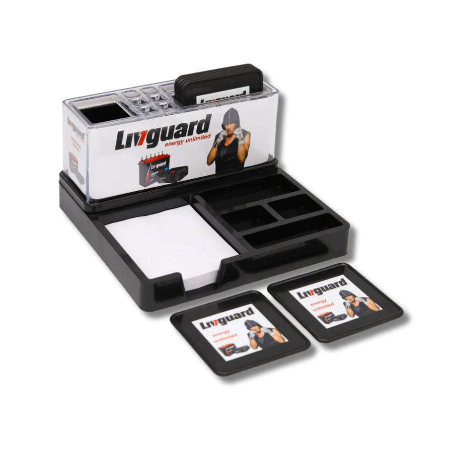 paper weight (4) PROMOTIONAL DESK ORGANISER