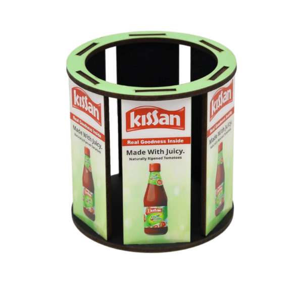 MDF HEXAGONAL PROMOTIONAL PEN STAND