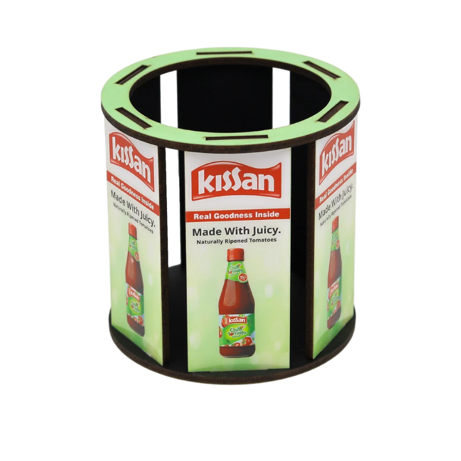 paper weight (7) MDF HEXAGONAL PROMOTIONAL PEN STAND